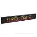 Tri-color Multi-line Programmable Scrolling Led Sign Indoor With High Brightness